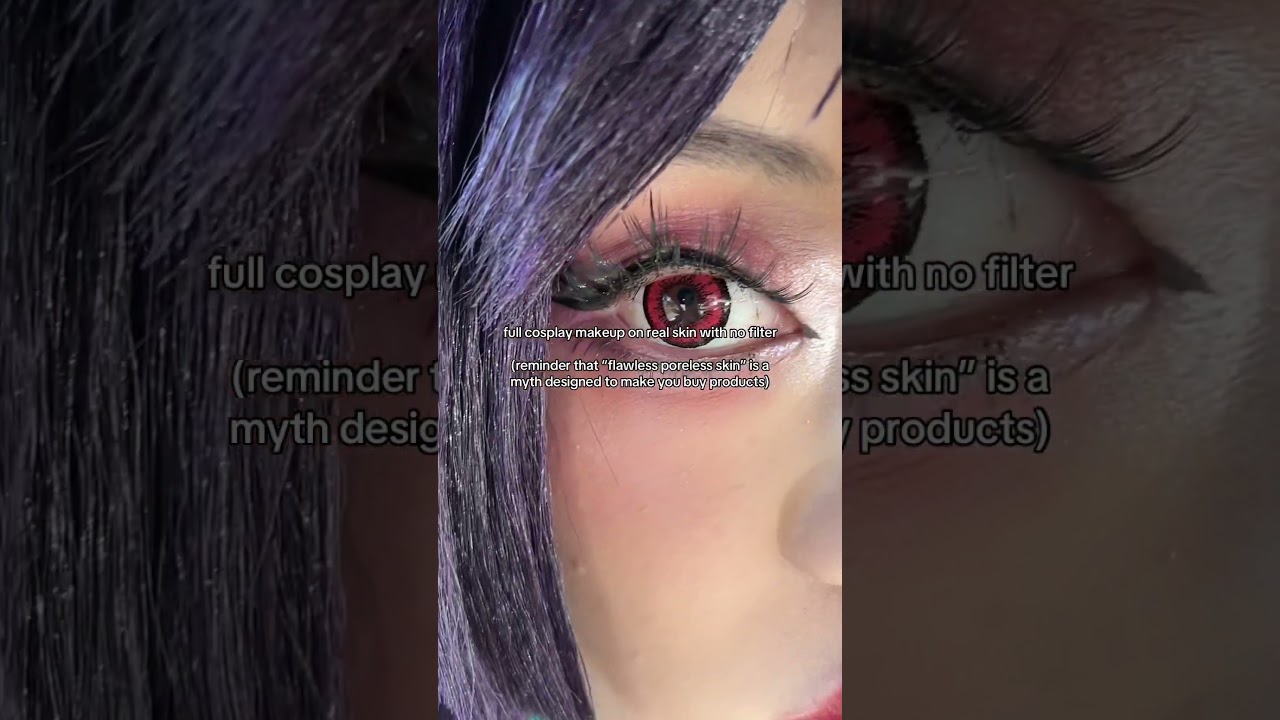 skin reality check #skincare #makeup #cosplay #cosplaymakeup #chinesemakeup #cosplaymakeup #anime