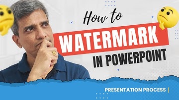 How to add Logo or Watermark on all slides in PowerPoint
