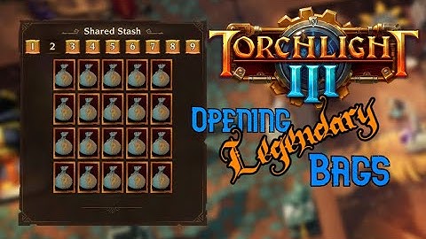 Torchlight III: Opening Legendary Bags