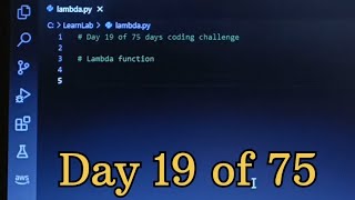 Celebrity lambda function in Python || Day 19 of 75 || @Codingpng Wealth
