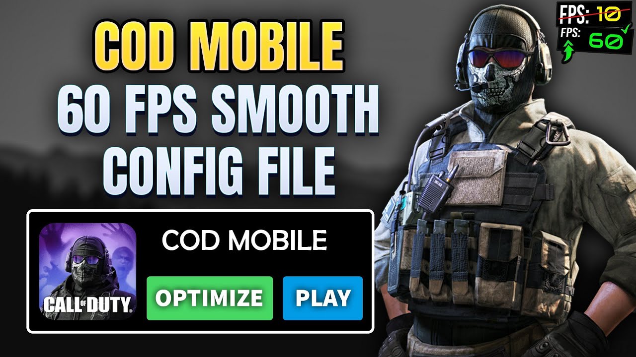 FIX LAG COD MOBILE | CONFIG SMOOTH ULTRA 60 FPS | GFX Tool & GAME ...