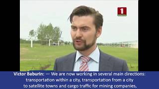 Three Kinds of String Transport at a Time Shown at Press Presentation in EcoTechnoPark