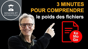 Ko, Mo, Go, To...3 MINUTES POUR COMPRENDRE LE POIDS DES FICHIERS