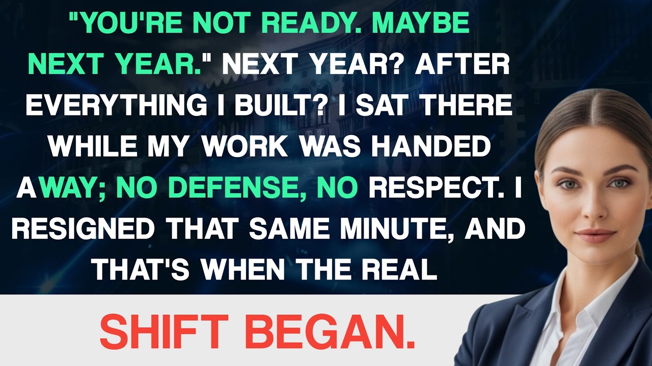 My Boss Told Me I Wasn’t Ready for Promotion — So I Handed In My Resignation