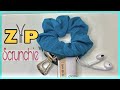 Easy zip scrunchie #beyourowndesigner