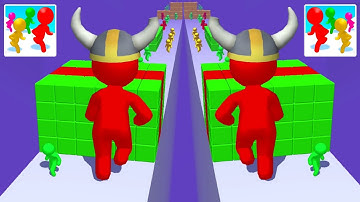 Color Run Stickman 3D Gameplay (iOS & Android) Walkthrough Part 10