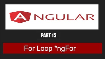 For Loop in Angular - *ngFor | Angular 15 | Part 15 | Angular Tutorial in Hindi