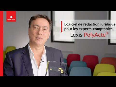 Trophée pour Lexis PolyActe, consacré meilleur logiciel juridique par Le Monde du Chiffre