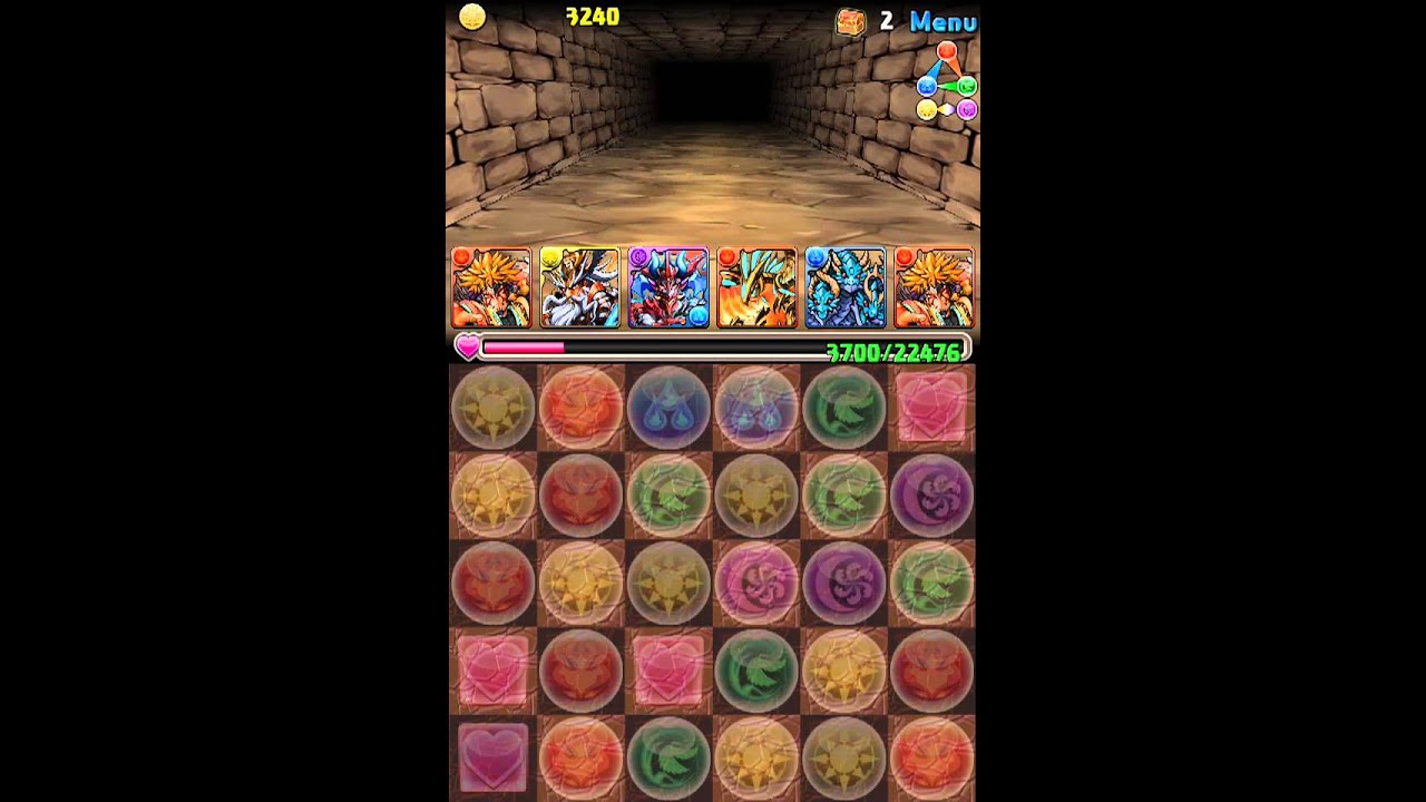 パズドラ 火曜ダンジョン 虹の番人 超級を1分40秒でクリア Youtube