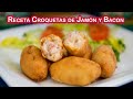 Receta Croquetas de Jamon y Bacon o Panceta Buenisimas