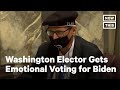 Terminally Ill Elector Breaks Down After Casting Vote for Biden | NowThis