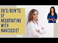 Do's and Don'ts of Negotiating with a Narcissist with Dr  Ramani Part 1