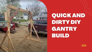 The DIY Gantry build anyone can do!