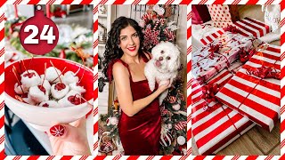 VLOGMAS 2023 ❄ Day 24 | Christmas Eve Celebration, Boozy Cherries Recipe, RIHOAS Dress Try-on