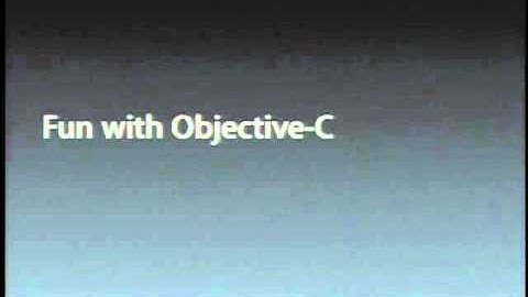 18. Unit Testing; Fun with Objective-C; Localization (March 4, 2010).m4v