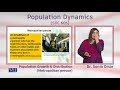 SOC605 Population Dynamics Lecture No 162