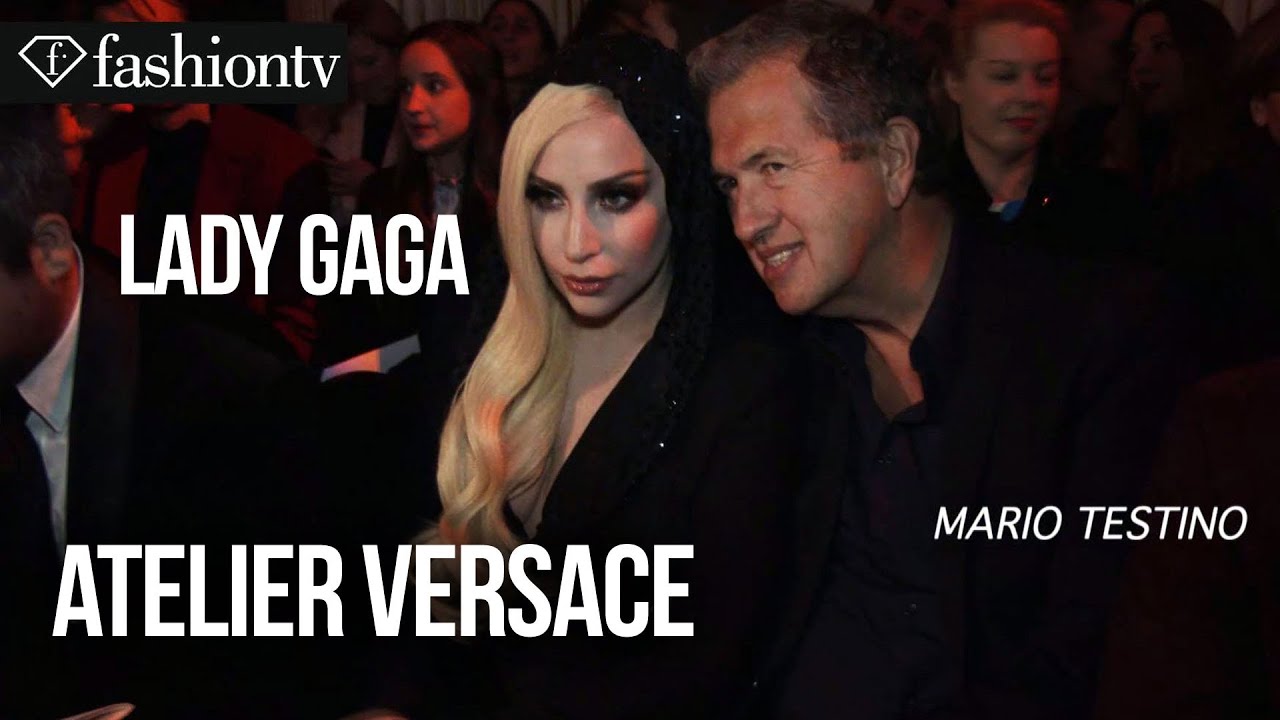 Lady Gaga at Versace Spring/Summer 2014 Arrivals | Paris Haute Couture Fashion Week | FashionTV