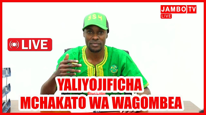 🅻🅸🆅🅴 :KADA WA CCM ANAFICHUA MADUDU YALIYOJIFICHA NDANI YA CHAMA