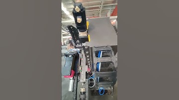 Main Part of CNC Angle Steel Line #steelfabrication #metalprocessing #anglesteelpunchingmachine