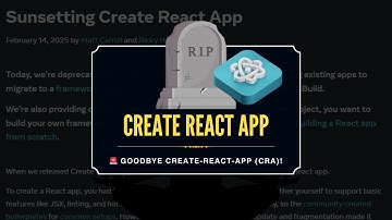 ⚠️ RIP Create-React-App (CRA) – The End & Its Limitations Explained!