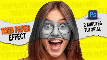 Torn Paper Effect | Photoshop Tutorial | 2 Minutes Tutorial