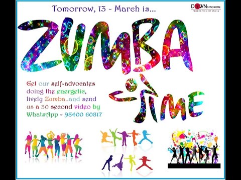 Zumba on the 13th of March