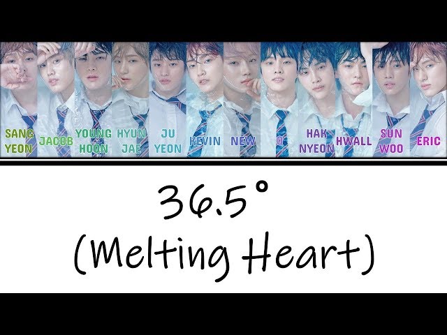 [Color Coded Lyrics] THE BOYZ (더보이즈) - 36.5° (Melting Heart) [Han/Rom/Eng] class=