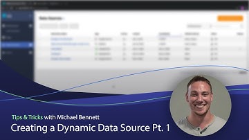 Creating a Dynamic Data source Part 1