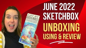 UNBOXING SKETCHBOX, JUNE 20200 - USING AND REVIEW