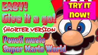 Shorter version of Super Mario World - Overworld Theme Music by pencil