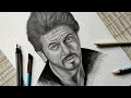 Drawing shah rukh khan  realistic pencil sketch  sahil singhmar art