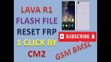 Lava R1 Firmware Flash File 100% Tested Download Free