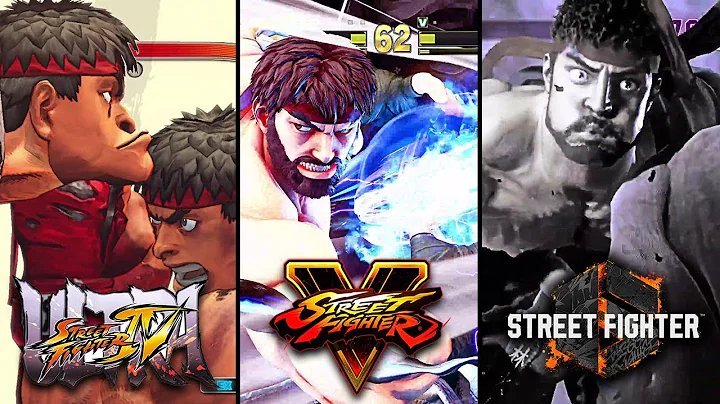USF4 vs. SF5 vs. SF6: Ryu Critical Art Comparison