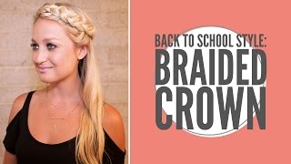 Back To School Crown Braid