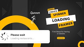 Spinner Loading: Elevate Your Website with Dynamic | Framer Tutorial