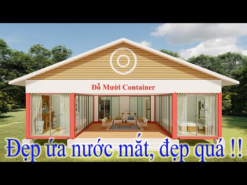 Video Không thể cầm lòng trước vẻ đẹp bất ngờ nhà container... - youtube
