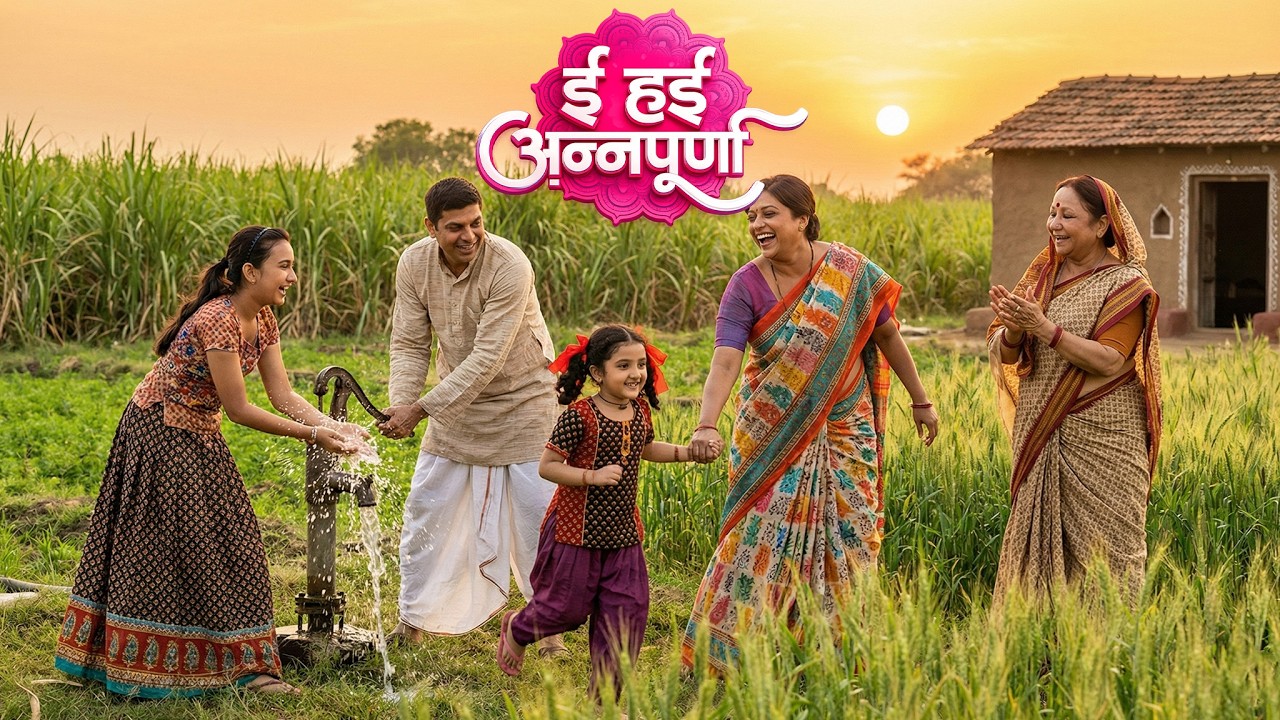 परिवार के साथ गाँव की मस्ती” || अनुपूर्णा | TV Serial || BHOJPURI