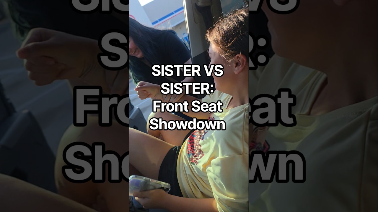 8-Year Age Gap, 0% Chance of Sharing the Front Seat 😂 #sisters #siblingrivalry #agegapsisters