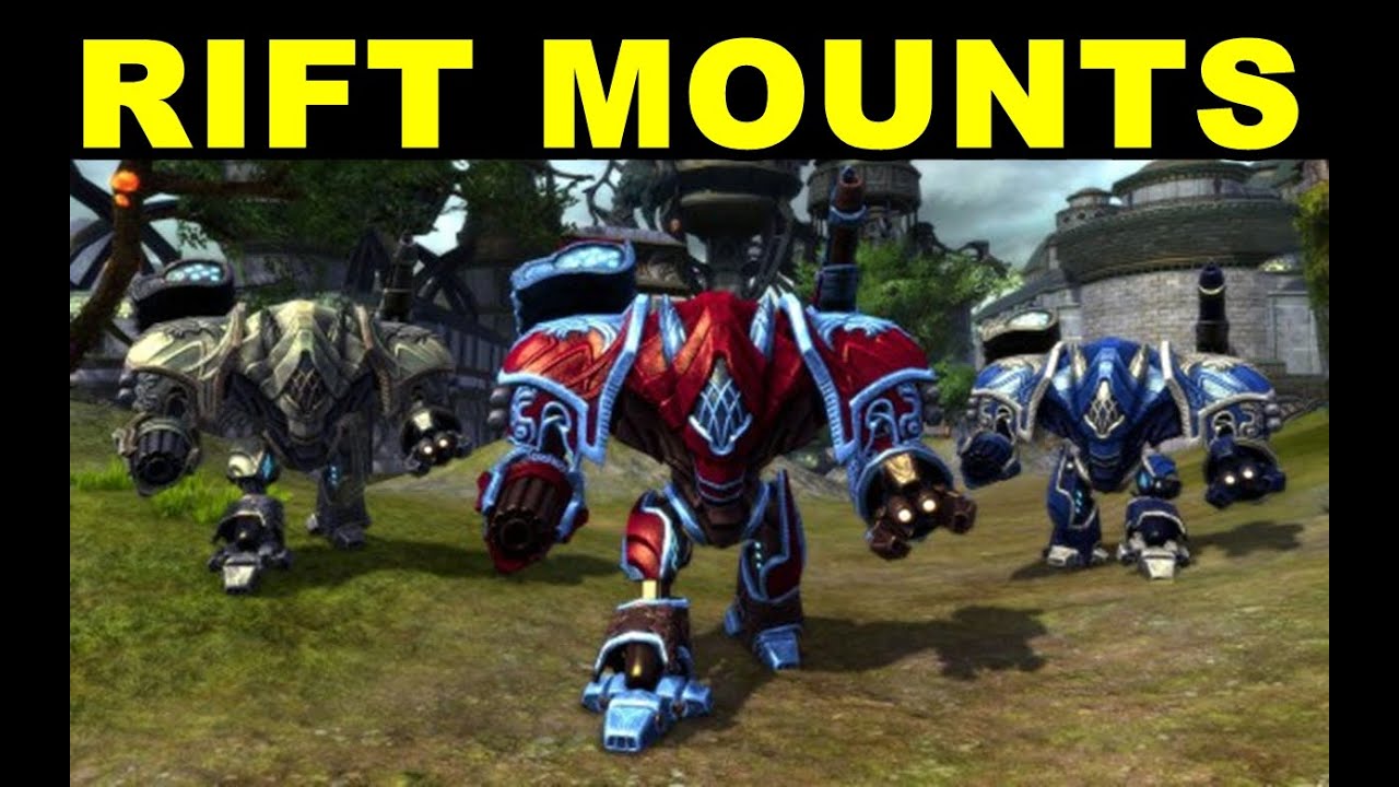 [Rift Mounts] My New Awesome Rift Mount Golden Emypreal Walker!