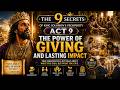 THE POWER OF GIVING AND LASTING IMPACT ACT 9