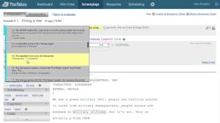 TheTakes Learning Center. 11 - Script Breakdown (Advanced)
