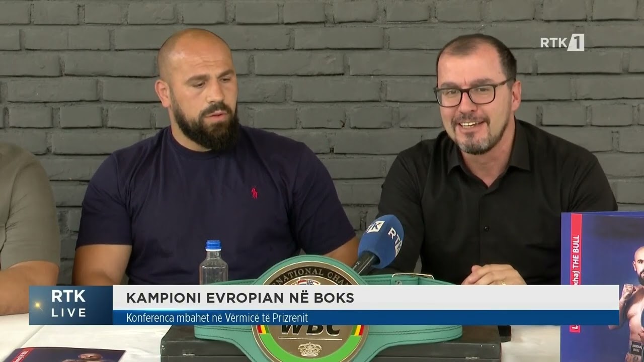 Konferencë për media e kampionit evropian në boks, Labinot Xhoxhaj 04.08.2025