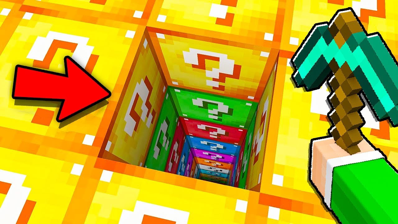 AFFRONTO 4.194.591 STRATI DI LUCKYBLOCK su MINECRAFT!