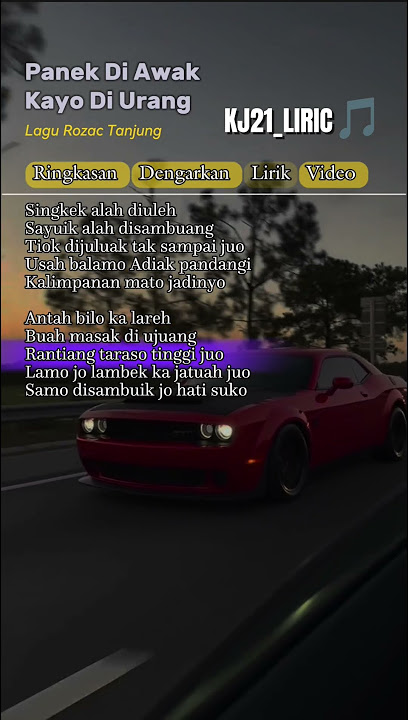 Lirik Lagu Panek Di Awak Kayo Di Urang viral 🎵#kasmadjr_liric#lirik#lyrics#liriklagu#shorts#fyp