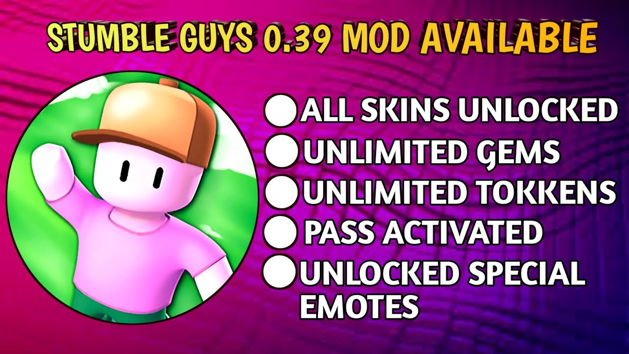 STUMBLE GUYS MOD APK 0.39 VERSION HOW TO DOWNLOAD MOD