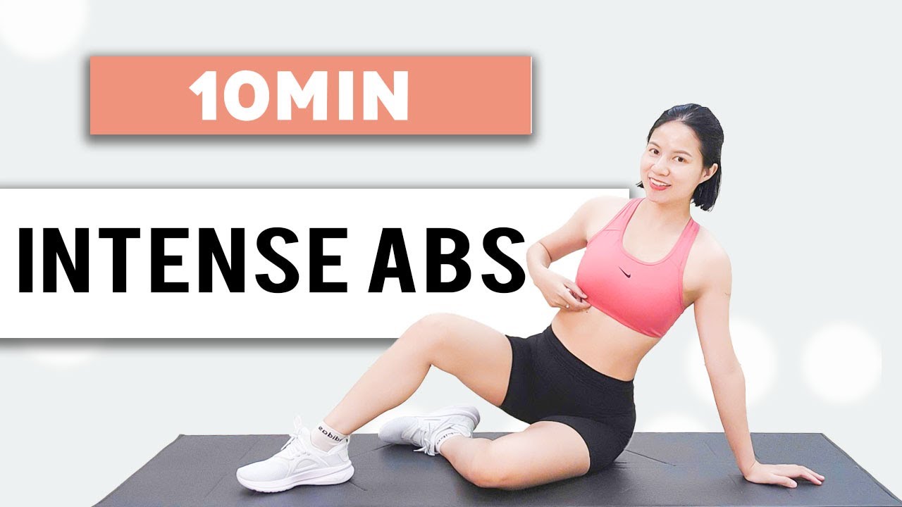 10 MIN INTENSE ABS WORKOUT (No Equipment) - Total Killer Core - YouTube