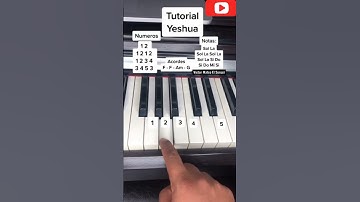 Thumbnail of Yeshua Piano Lesson🔥🔥| Shortest Piano Lesson Ever😍🥰| #yeshua #worshipsongs #worship #beautiful
