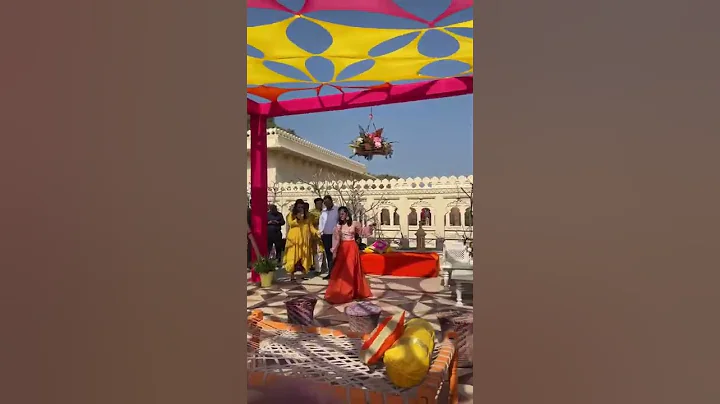 haldi decor udaipur wedding