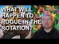 What will happen to Rogue cards and meta decks in the Hearthstone Standard rotation 2021