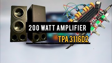 TPA 3116D2 Amplifier review Test , CLASS D Amplifier #bass #audio #subwoofer #classd #reaction
